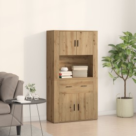 Comprar Highboard de Roble Artesanal 80x33x150 cm