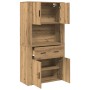 Highboard de Roble Artesanal 80x33x150 cm Madera Sólida | Foro24.es | Tu tienda online para hogar, jardín y más Foro24.es