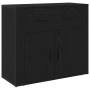 Highboard de roble negro 80x33x150 cm - Madera elaborada | Foro24.es | Tu tienda online para hogar, jardín y más Foro24.es