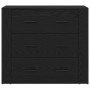 Highboard Roble Negro 80x33x150 cm Madera Elaborada de , Aparadores - Ref: Foro24-3334345, Precio: 180,06 €, Descuento: %