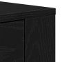 Highboard Roble Negro 80x33x150 cm Madera Elaborada de , Aparadores - Ref: Foro24-3334345, Precio: 180,06 €, Descuento: %