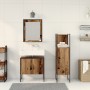 Juego de muebles de baño de 3 piezas en madera vieja y madera compuesta | Foro24.es | Tu tienda online para hogar, jardín y más Foro24.es