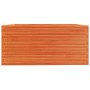 Jardinera madera maciza de pino marrón cera 100x100x49,5 cm en Macetas y jardineras | Comprar online en Foru.es
