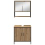 Juego de Muebles de Baño de 3 Piezas de en Madera de Roble Artisan de , Muebles de baño - Ref: Foro24-3334361, Precio: 180,69...