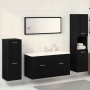 Conjunto de Muebles de Baño de 4 Piezas Roble Negro Madera Reciclada | Foro24.es | Tu tienda online para hogar, jardín y más Foro24.es