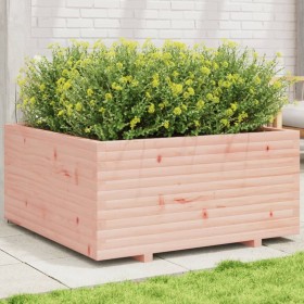 Jardinera madera maciza de abeto Douglas 100x100x49,5 cm en Macetas y jardineras | Comprar online en Foru.es