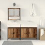 Conjunto de Muebles de Baño de 3 Piezas de en Madera Vieja de Madera Ingenierizada de , Muebles de baño - Ref: Foro24-3334364...