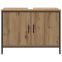 Conjunto de Muebles de Baño de 3 Piezas en Roble Artisan de Madera Ingenierizada de , Muebles de baño - Ref: Foro24-3334365, ...