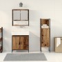 Conjunto de Muebles de Baño de 3 Piezas en Madera Vieja y Madera Ingenierizada de , Muebles de baño - Ref: Foro24-3334367, Pr...