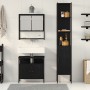 Conjunto de Muebles de Baño de 3 Piezas en Madera Ingenierada de Roble Negro | Foro24.es | Tu tienda online para hogar, jardín y más Foro24.es