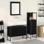 Conjunto de Muebles de Baño de 3 Piezas en Madera de Roble Negro | Foro24.es | Tu tienda online para hogar, jardín y más Foro24.es