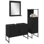 Conjunto de Muebles de Baño de 3 Piezas en Madera de Roble Negro | Foro24.es | Tu tienda online para hogar, jardín y más Foro24.es