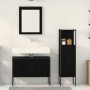 Conjunto de Muebles de Baño de 3 Piezas en Madera de Roble Negro | Foro24.es | Tu tienda online para hogar, jardín y más Foro24.es
