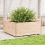Jardinera madera maciza de pino 110x110x49,5 cm en Macetas y jardineras | Comprar online en Foru.es