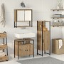 Conjunto de muebles de baño de 3 piezas en roble artesanal de madera elaborada de , Muebles de baño - Ref: Foro24-3334377, Pr...