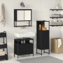 Conjunto de Muebles de Baño de 3 Piezas en Roble Negro, Madera Diseñada de , Muebles de baño - Ref: Foro24-3334378, Precio: 1...