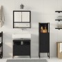 Conjunto de Muebles de Baño de 3 Piezas en Roble Negro, Madera Diseñada de , Muebles de baño - Ref: Foro24-3334378, Precio: 1...