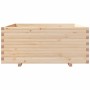 Jardinera madera maciza de pino 110x110x49,5 cm en Macetas y jardineras | Comprar online en Foru.es