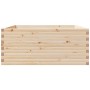 Jardinera madera maciza de pino 110x110x49,5 cm en Macetas y jardineras | Comprar online en Foru.es