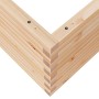 Jardinera madera maciza de pino 110x110x49,5 cm en Macetas y jardineras | Comprar online en Foru.es
