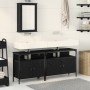 Juego de Muebles de Baño de 3 Piezas en Madera Elaborada de Roble Negro | Foro24.es | Tu tienda online para hogar, jardín y más Foro24.es