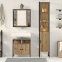 Conjuntito de tocador de 3 piezas en roble ahumado de madera ingenierizada de , Muebles de baño - Ref: Foro24-3334394, Precio...