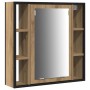 Conjuntito de tocador de 3 piezas en roble ahumado de madera ingenierizada de , Muebles de baño - Ref: Foro24-3334394, Precio...