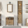 Set de tocador de 3 piezas color roble marrón de madera hecha de , Muebles de baño - Ref: Foro24-3334396, Precio: 161,86 €, D...