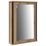 Set de tocador de 3 piezas color roble marrón de madera hecha de , Muebles de baño - Ref: Foro24-3334396, Precio: 161,86 €, D...