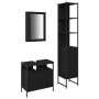 Juego de Muebles de Baño de 3 Piezas en Madera de Roble Negro | Foro24.es | Tu tienda online para hogar, jardín y más Foro24.es
