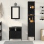 Juego de Muebles de Baño de 3 Piezas en Madera de Roble Negro | Foro24.es | Tu tienda online para hogar, jardín y más Foro24.es