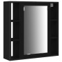 Conjunto de Muebles de Baño de 3 Piezas en Madera Ingenierizada de Roble Negro de , Muebles de baño - Ref: Foro24-3334399, Pr...