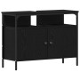 Conjunto de Muebles de Baño de 3 Piezas en Madera Ingenierizada de Roble Negro de , Muebles de baño - Ref: Foro24-3334399, Pr...
