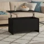 Mesa de centro madera contrachapada negra 102x55,5x52,5 cm de vidaXL, Mesas de centro - Ref: Foro24-809666, Precio: 69,96 €, ...