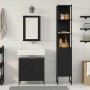 Juego de Muebles de Baño de 3 Piezas en Madera de Roble Negra | Foro24.es | Tu tienda online para hogar, jardín y más Foro24.es