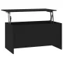 Mesa de centro madera contrachapada negra 102x55,5x52,5 cm de vidaXL, Mesas de centro - Ref: Foro24-809666, Precio: 69,96 €, ...
