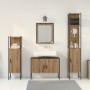 Conjunto de Muebles de Baño de 4 Piezas Roble Artesanal Madera Elaborada de , Muebles de baño - Ref: Foro24-3334403, Precio: ...