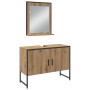 Conjunto de Muebles de Baño de 4 Piezas Roble Artesanal Madera Elaborada de , Muebles de baño - Ref: Foro24-3334403, Precio: ...