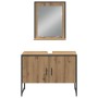 Conjunto de Muebles de Baño de 4 Piezas Roble Artesanal Madera Elaborada de , Muebles de baño - Ref: Foro24-3334403, Precio: ...