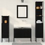 Conjunto de Muebles de Baño de 4 Piezas en Roble Negro de Madera Ingenierizada | Foro24.es | Tu tienda online para hogar, jardín y más Foro24.es
