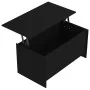 Mesa de centro madera contrachapada negra 102x55,5x52,5 cm de vidaXL, Mesas de centro - Ref: Foro24-809666, Precio: 69,96 €, ...