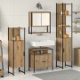 Juego de Muebles de Baño de 4 Piezas de madera de roble de de , Muebles de baño - Ref: Foro24-3334407, Precio: 230,94 €, Desc...