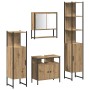 Juego de Muebles de Baño de 4 Piezas de madera de roble de de , Muebles de baño - Ref: Foro24-3334407, Precio: 230,94 €, Desc...