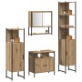 Juego de Muebles de Baño de 4 Piezas de madera de roble de de , Muebles de baño - Ref: Foro24-3334407, Precio: 230,94 €, Desc...