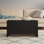 Mesa de centro madera contrachapada negra 102x55,5x52,5 cm de vidaXL, Mesas de centro - Ref: Foro24-809666, Precio: 69,96 €, ...