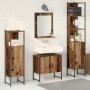 Juego de Muebles de Baño de 4 Piezas Madera Envejecida de , Muebles de baño - Ref: Foro24-3334409, Precio: 219,53 €, Descuent...