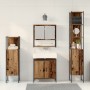 Conjunto de Muebles de Baño de 4 Piezas Madera Vieja Madera Ingenierizada de , Muebles de baño - Ref: Foro24-3334412, Precio:...
