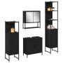Conjunto de 4 Muebles de Baño Roble Negro Madera de Calidad | Foro24.es | Tu tienda online para hogar, jardín y más Foro24.es