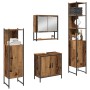 Conjunto de Muebles de Baño de 4 piezas - Madera Reciclada - Madera de Ingeniería de , Muebles de baño - Ref: Foro24-3334415,...
