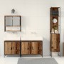 Conjunto de Muebles de Baño de 4 piezas - Madera Reciclada - Madera de Ingeniería de , Muebles de baño - Ref: Foro24-3334415,...